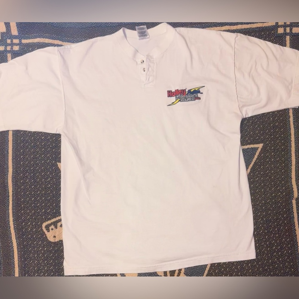 Y2K Holley Minotaur Duel ‘01 Heavyweight White Shirt Sz.XL
